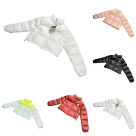 THE NORTH FACE Nuptse Näht Brief Stickerei Stand Kragen kurzes Brot lange Ärmel Daunenjacke-4268  